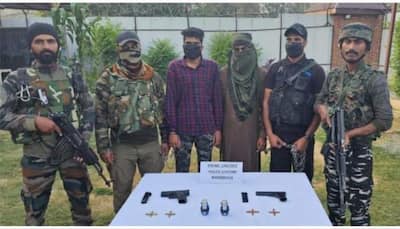 Jammu And Kashmir Police Nabs 2 TRF Terrorists In Baramulla, Recovers Arms And Ammunition
