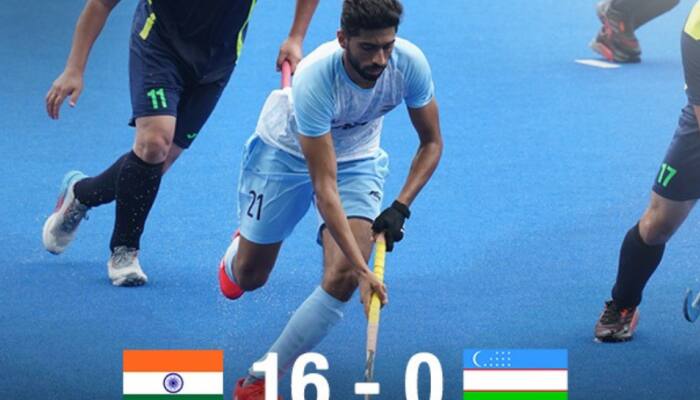 Asian Games 2023: India THRASH Uzbekistan 16-0 In Opening Match Of Men's Hockey