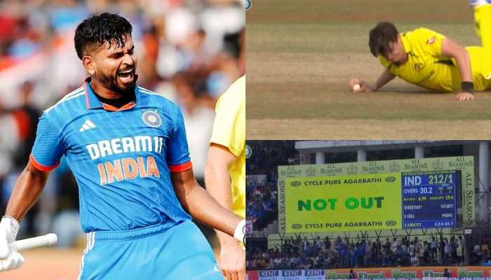 EXPLAINED: Shreyas Iyer&#039;s Controversial Catch By Sean Abbott; Why It Was Ruled Not Out in IND vs AUS 2nd ODI - Watch