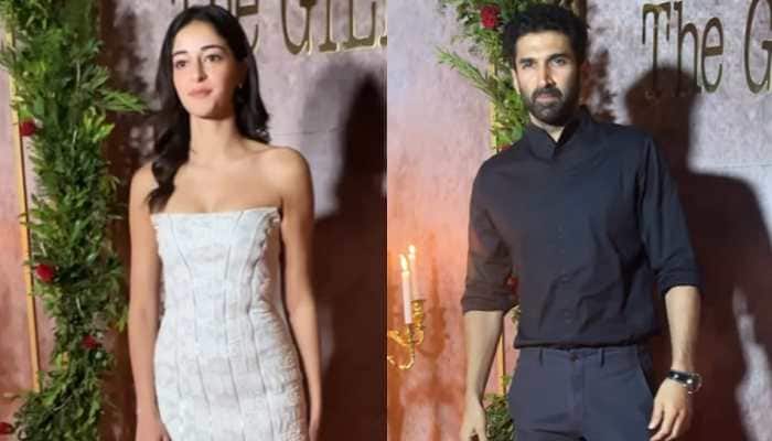 Ananya Panday, Aditya Roy Kapur Look Stunning As They Attend Event Together, Fans Call Them &#039;Good Looking Match&#039; 