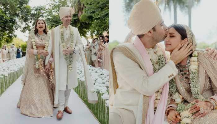 Parineeti Chopra Drops Dreamy Pictures From Her Wedding With Raghav Chadha, Couple Stuns In Pastels