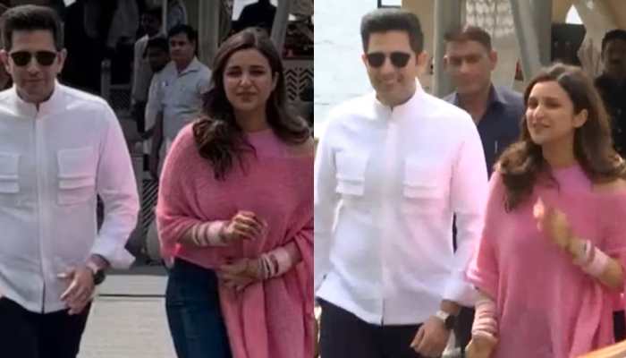 Parineeti Chopra Stuns In Pink As She Makes First Public Appearance With Hubby Raghav Chadha Post Dreamy Wedding