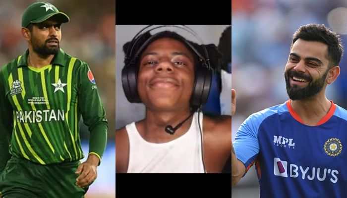 IShowSpeed Brutally Trolls Babar Azam, Comments 'Virat Kohli Is The GOAT' On Pakistan Captain's Post