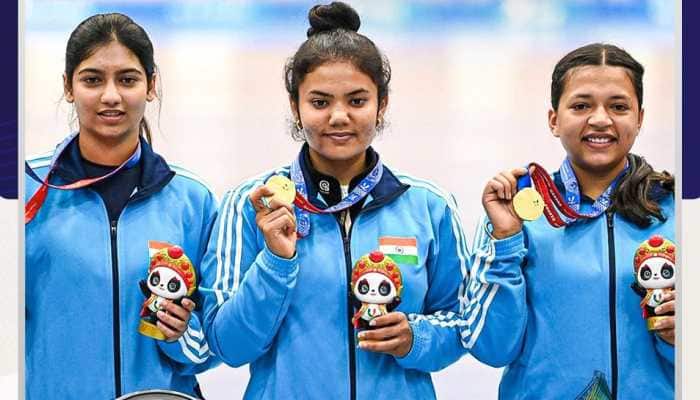 Indian Women Bring Home Silver In 50m Rifle 3 Positions Team Event, Open Medals Account On Day 4 Of Asian Games 2023