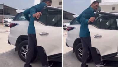 Viral Video: Great Khali Tries To Get Into Toyota Fortuner SUV, Breaks Footboard