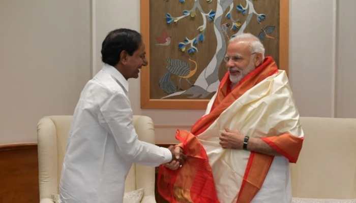 In Telangana, PM Modi Reveals Why CM KCR Stopped Receiving Him At Airport