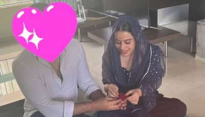 Uorfi Javed Sparks Engagement Rumours As She Performs Puja With A Mystery Man, Pic Goes Viral