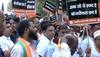 BJP Protests Outside AAP Office, Demands Arvind Kejriwal's Resignation As ED Raids Sanjay Singh's Residence   