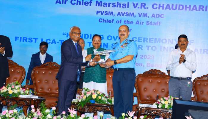 HAL Delivers First-Ever LCA Tejas Trainer Aircraft To Indian Air Force: Check PICS