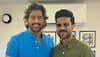 Ram Charan Is All Smiles As He Meets MS Dhoni, Fans Comment, 'Two GOATS In One Frame'