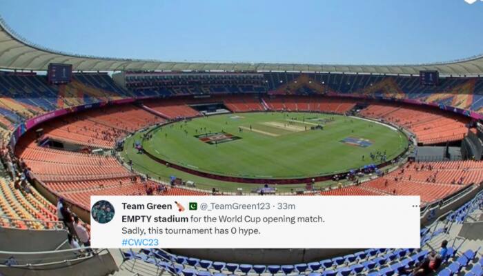 &#039;Just Embarrassing&#039;, Fans Roast Organisers After Spotting Empty Stadium At Ahmedabad For ENG vs NZ Cricket World Cup 2023 Opener