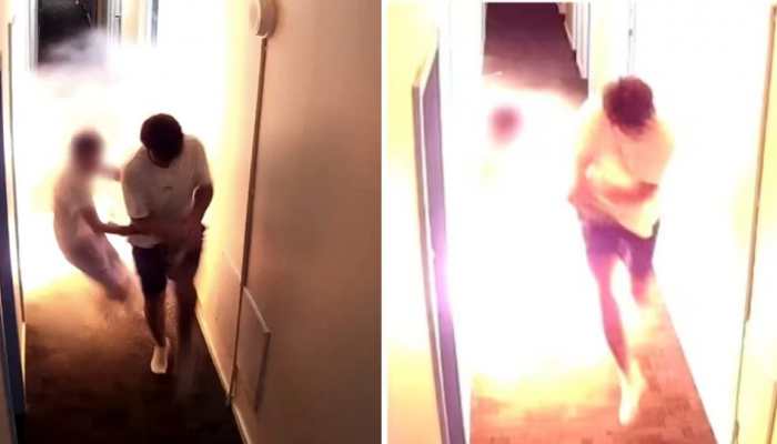 Viral Video: Men Narrowly Escape As Electric Vehicle&#039;s Battery Explodes In Sydney Hostel
