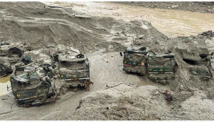 Sikkim Flash Floods: Bodies Of 8 Army Personnel Found, 14 Still Missing As Search Continues