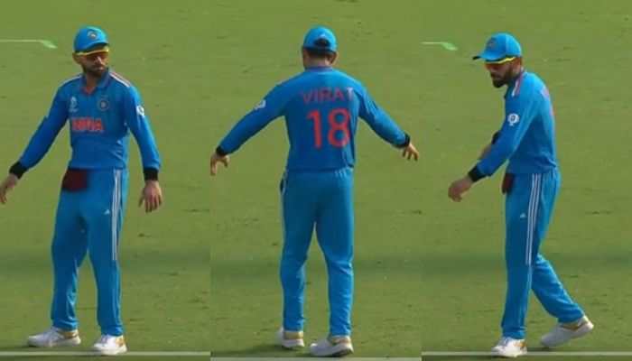 WATCH: Virat Kohli&#039;s Dance Moves Steal The Show During IND vs AUS ICC Cricket World Cup 2023 Clash