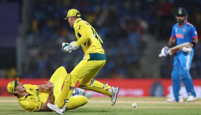 Watch: Virat Kohli&#039;s Catch Dropped By Mitchell Marsh, Fans React &#039;Almost Over&#039;