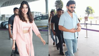 Janhvi Kapoor, Rumoured Beau Shikhar Pahariya Leave For Romantic Vacation? Check Video