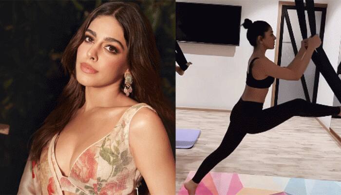 Alaya F&#039;s Love for Fitness Continues, Actress Drops Glimpses From Her Aerial Yoga Session