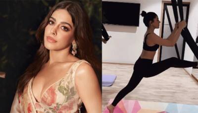 Alaya F's Love for Fitness Continues, Actress Drops Glimpses From Her Aerial Yoga Session