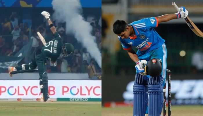 WATCH: Abdullah Shafique Emulates Shubman Gill Celebration After Maiden ODI Ton In Cricket World Cup 2023 Match