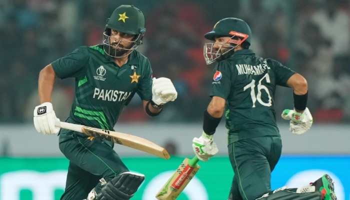 The 345 runs chased down by Pakistan is the highest target successfully chased down in a World Cup contest surpassing 328 by Ireland against England in Bengaluru in 2011. It is also Pakistan's second highest in an ODI behind the 349 chase against Australia in Lahore last year. (Photo: AP)