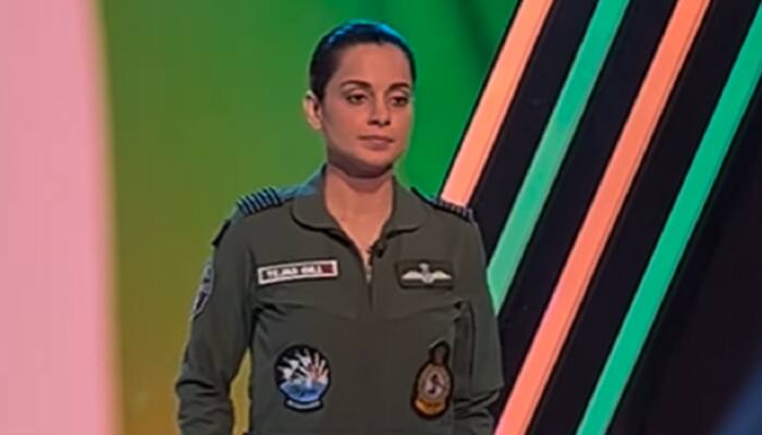 Tejas: Kangana Ranaut Watches The India vs Afghanistan Pre-Match LIVE In Air Force Uniform