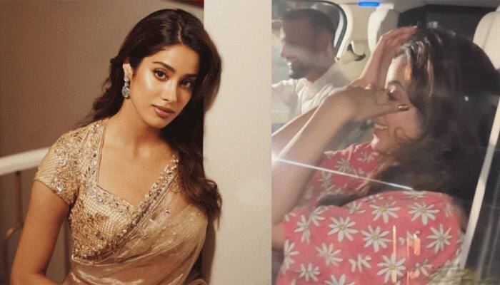 Spotted: Janhvi Kapoor Hides Her Face From Cameras As She Gets Clicked Outside Rumoured Beau Shikhar Pahariya's Residence