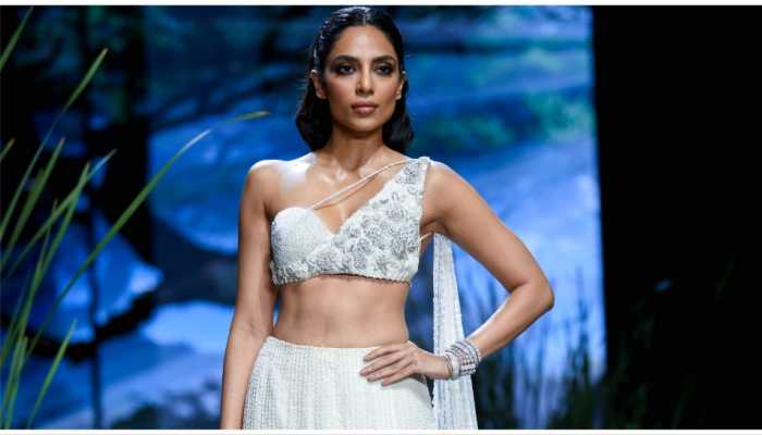 Sobhita Dhulipala Grabs Eyeballs In Embellished Bralette Blouse, Contemporary Lehenga - VIDEO