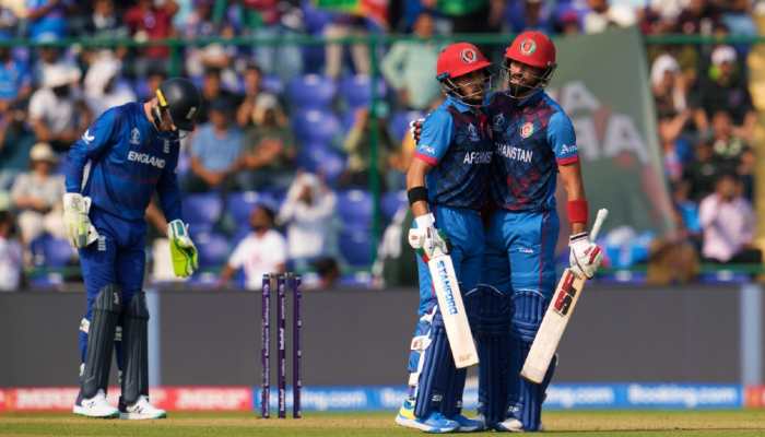 Afghanistan recorded their second World Cup win with their 69-run triumph over England in the ICC Cricket World Cup 2023 match in Delhi on Sunday. (Photo: AP)