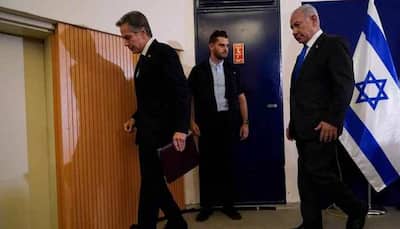 WATCH: Antony Blinken, Israeli PM Netanyahu Take Shelter In Bunker As Air Raid Sirens Go Off In Tel Aviv