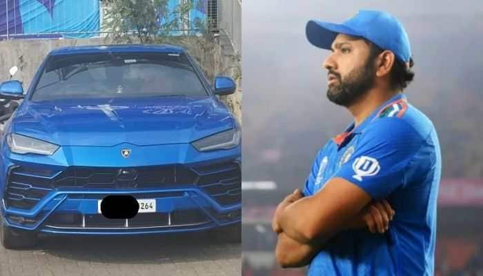 Rohit Sharma&#039;s Lamborghini Rockets Down Mumbai-Pune Expressway, 3 Challans Issued