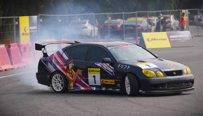 Sanam Sekhon Marks Championship Win At Inaugural JK Tyre Drift Challenge