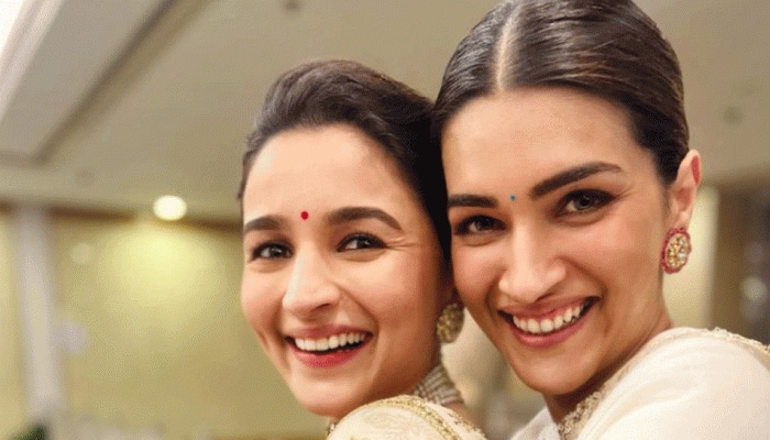 Alia Bhatt, Kriti Sanon Share Heartfelt Hug After 69th National Award Wins