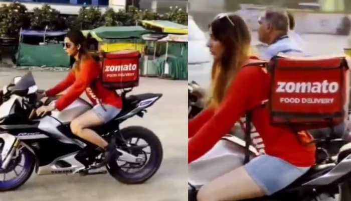 Woman In Zomato Delivery Agent’s Dress Riding A Sports Bike Goes Viral, CEO Deepinder Goyal Responds