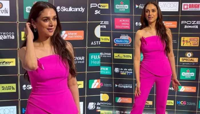 Aditi Rao Hydari Gives Out Boss-Lady Vibes In Bold Pantsuit, Fans Call Her &#039;Stunning Barbie&#039;