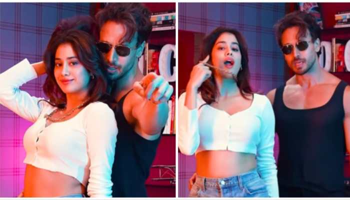 Janhvi Kapoor Shakes A Leg With Tiger Shroff Ahead Of &#039;Ganapath&#039; Release - VIDEO 