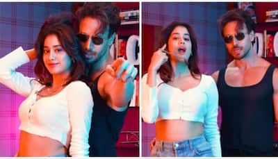 Janhvi Kapoor Shakes A Leg With Tiger Shroff Ahead Of 'Ganapath' Release - VIDEO 