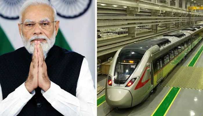 PM Modi to Flag Off Namo Bharat, Indias First Regional Rapid Train Service, in Ghaziabad Today | India News | Zee News