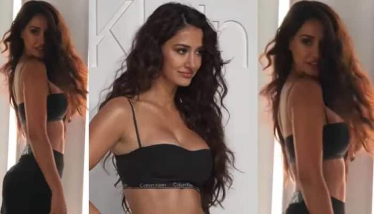 Disha Patani Makes Jaws Drop In Black Bralette, Shorts; Fans Call Her  Hottie, People News