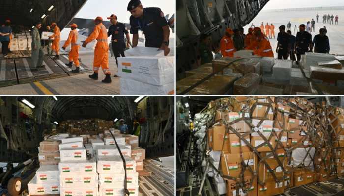 India Sends 6.5 Tonnes Of Humanitarian Aid To Palestine Amid Israel-Hamas War