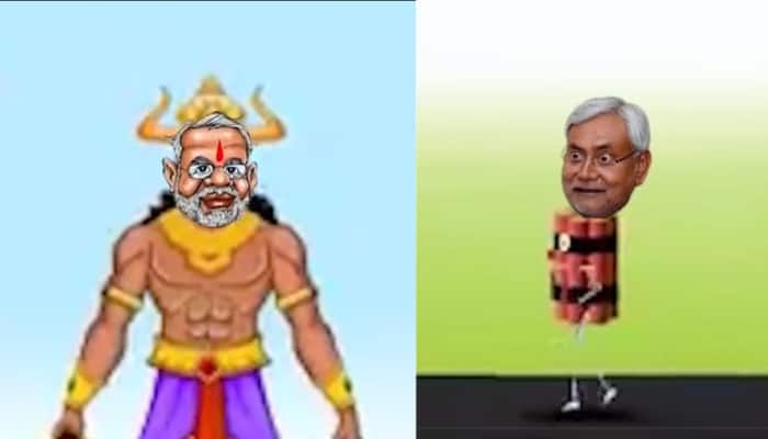 JDU MLC&#039;s Ravana Animation On PM Modi Draws Flak, BJP Slams &#039;Al-Qaeda&#039; Mindset - Watch