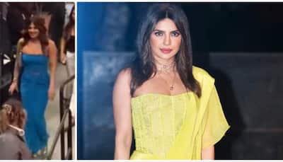 Priyanka Chopra Looks Sassy In Off-Shoulder Blue Dress As She Grooves At Nick Jonas' Concert - WATCH VIDEO