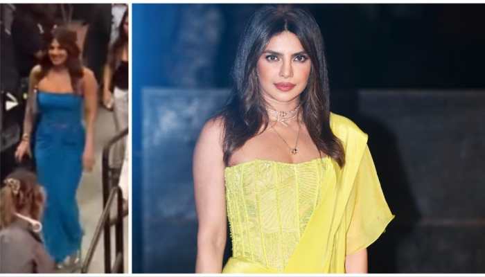 Priyanka Chopra Looks Sassy In Off-Shoulder Blue Dress As She Grooves At Nick Jonas' Concert - WATCH VIDEO