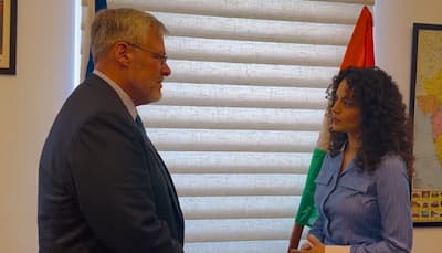 Kangana Ranaut Visits Israel Embassy, Meets Ambassador Naor Gilon Ahead Of Tejas Release