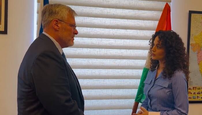 Kangana Ranaut Visits Israel Embassy, Meets Ambassador Naor Gilon Ahead Of Tejas Release