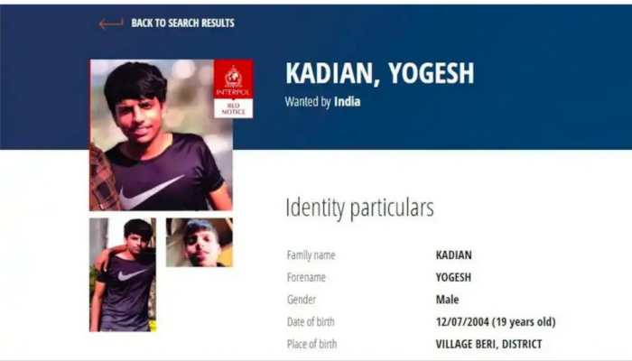 Interpol&#039;s Notice For Yogesh Kadian, 19 Yr Old Haryana Gangster Who Fled To US Using Fake Passport