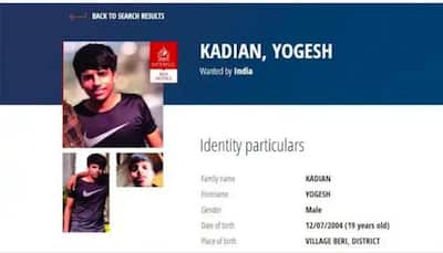 Interpol's Notice For Yogesh Kadian, 19 Yr Old Haryana Gangster Who Fled To US Using Fake Passport