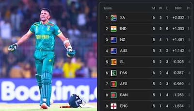 How Does Cricket World Cup 2023 Points Table Look After Pakistan's 1-wicket Defeat Against South Africa? 