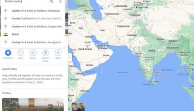 Google Maps Now Features India's Official Map When Searching For 'Bharat'
