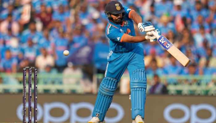 India captain Rohit Sharma won his 7th 'Player-of-the-match' award in 23 ODI World Cup matches. It is the second most behind Sachin Tendulkar's nine awards in 45 games. (Photo: AP)