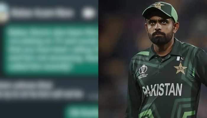 Babar Azam&#039;s Private Chat Mentioning PCB President Zaka Ashraf Leaked, Video Goes Viral - Watch